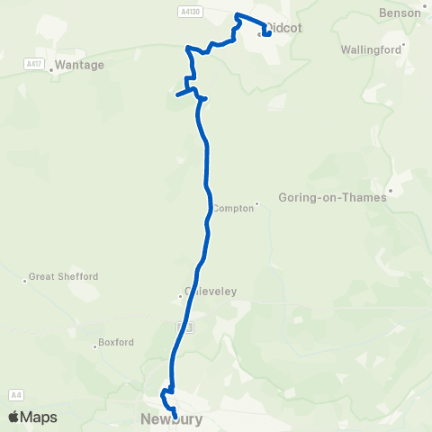 Thames Travel Haydon Road - Asda map