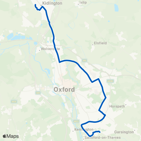 Thames Travel Kassam Stadium - Andersons Close map
