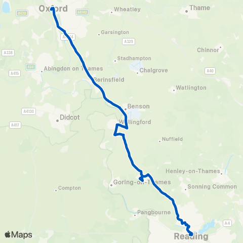 Thames Travel Station Road - Westgate map