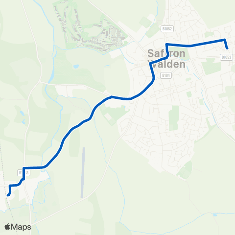 Stephensons of Essex Railway Station - Elizabeth Way map
