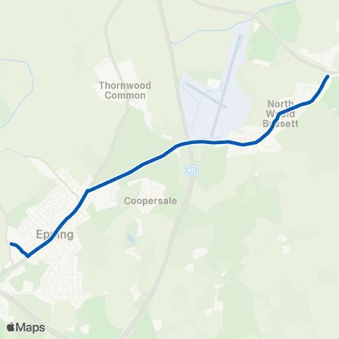 Stephensons of Essex The Talbot - School map