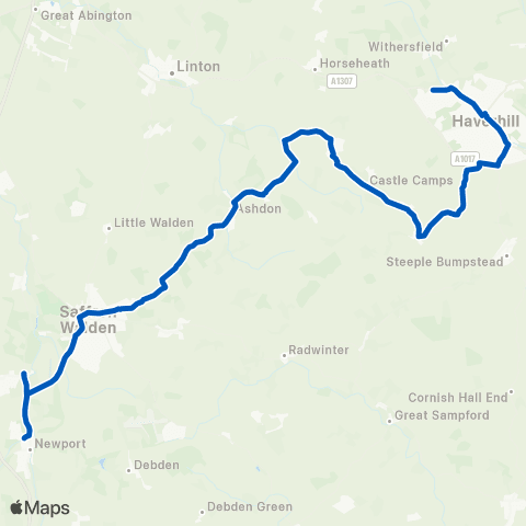Stephensons of Essex Railway Station - Sainsburys map