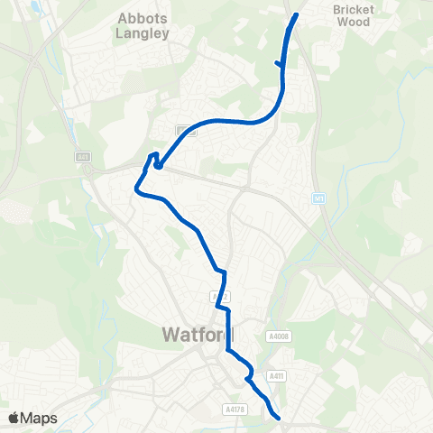 Sullivan Buses High Street - St Michael's Rc School map
