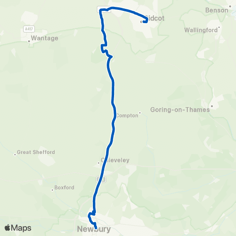 Thames Travel Haydon Road - Newbury Wharf map
