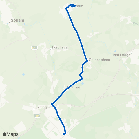 Star Cabs The Guineas Bus Station - Kennedy Road map