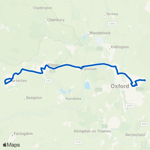 Thames Travel Thornhill Park and Ride - Market Square map