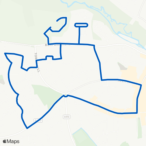 West Oxfordshire Community Transport Market Square - Market Square map