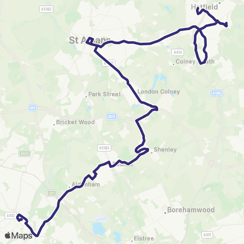 Uno High Street - Bus Garage map