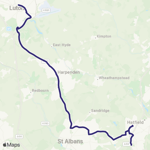 Uno The Forum - Luton Station Interchange map