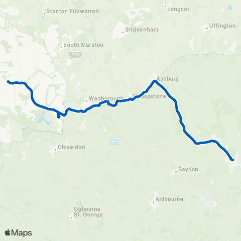 West Berkshire Council Transport Services Fleming Way - Market Square map