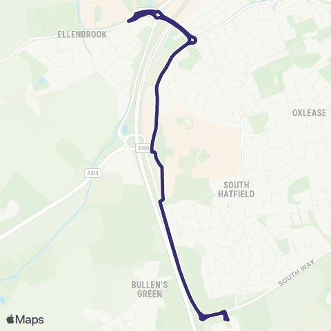 Uno Park and Ride - Park and Ride map