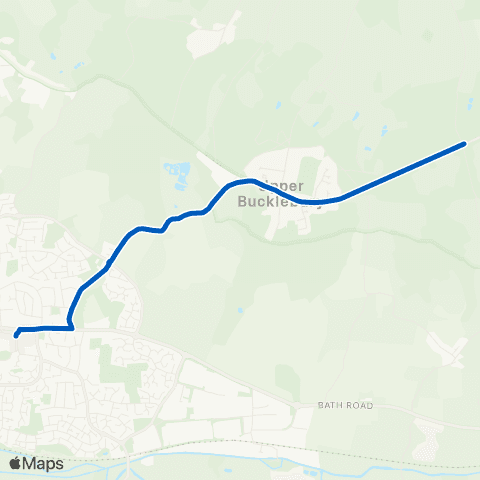 West Berkshire Council Transport Services Thatcham Broadway - Thatcham Broadway map