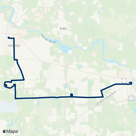 TheRide Ellsworth - State map