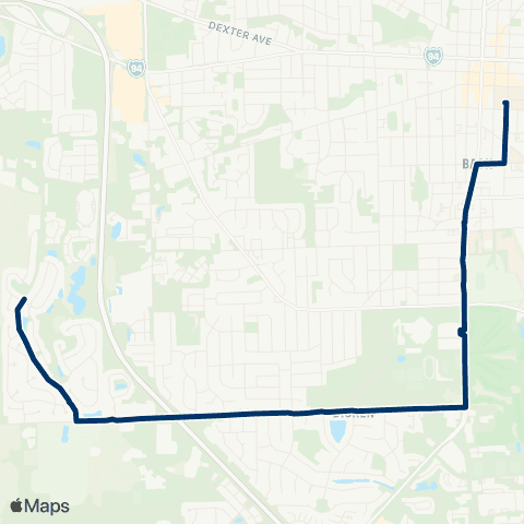 TheRide Scio Church map