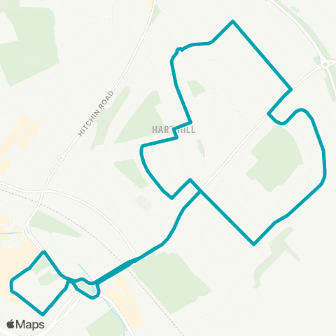 Arriva Beds and Bucks Church Street - Church Street map
