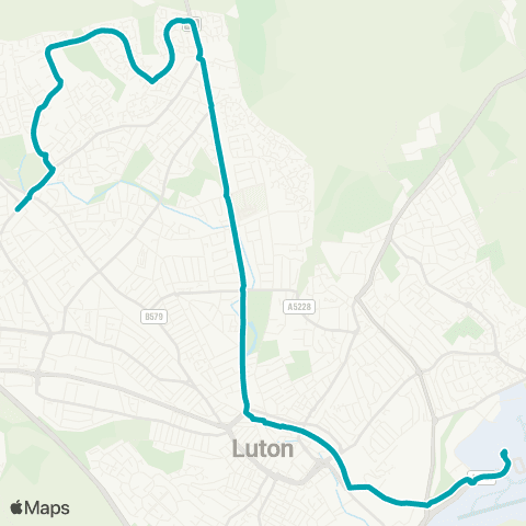 Arriva Beds and Bucks Brent Cross Ctr / N Circular Rd - Airport Bus Sta map