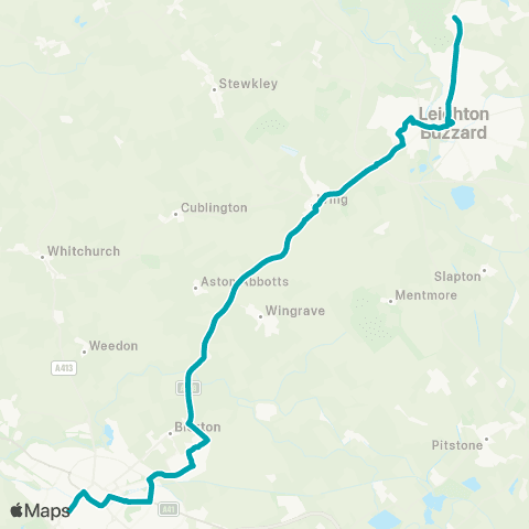 Arriva Beds and Bucks High Street - Aylesbury Bus Station map