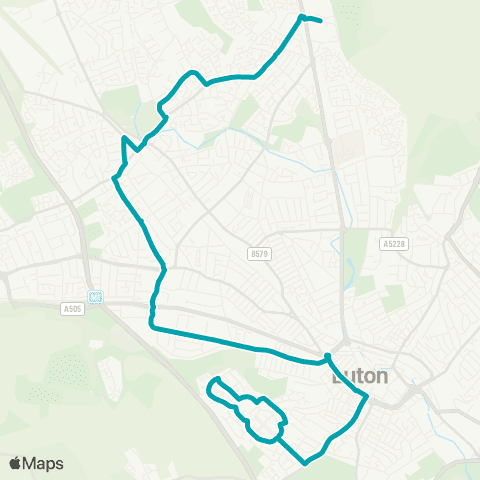 Arriva Beds and Bucks Priestleys - Cardinal Newman School map