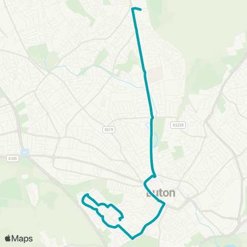 Arriva Beds and Bucks Cardinal Newman Sch - Farley Junior Sch map