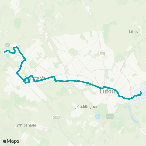 Arriva Beds and Bucks Thorn Turn Depot - Airport Bus Station map