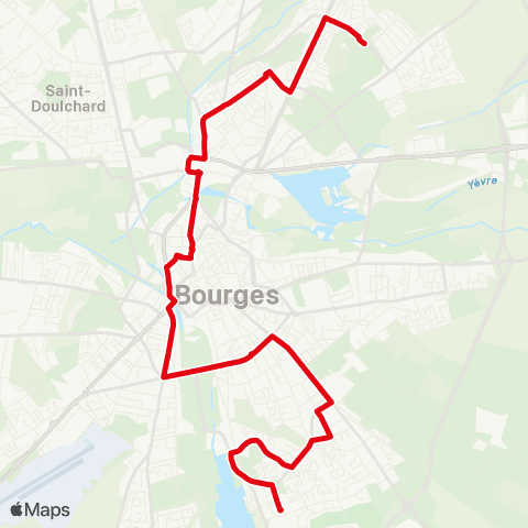 AggloBus CREPS - Rottée map