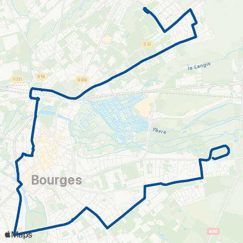AggloBus CREPS - Hôpital map