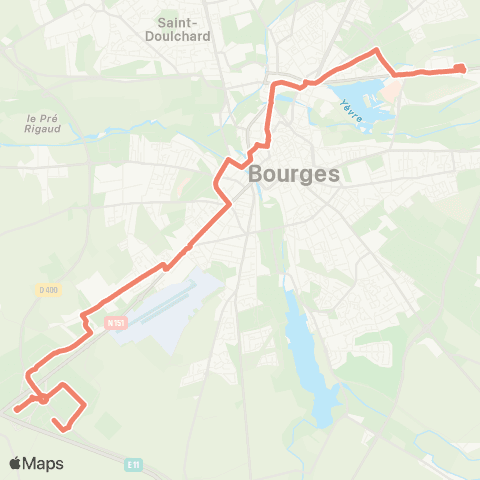 AggloBus Varennes - Faraday map