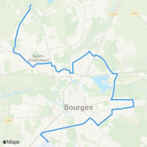 AggloBus Briou - Guynemer map