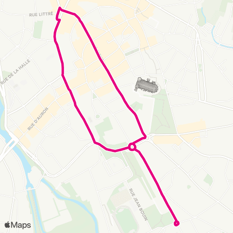 AggloBus Navette Centre Ville map