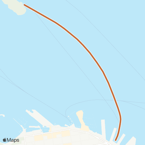 Alcatraz City Cruises Alcatraz Day Tour Outbound map