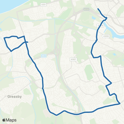Al's Coaches Fox Hey Road - Knutsford Road map