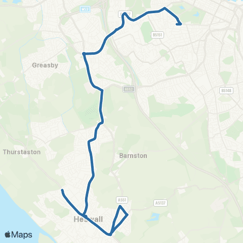 Al's Coaches Epworth Close - Pine Way map