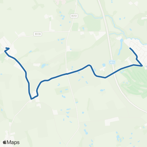 Al's Coaches Thornton Hough PS - Blakeley Rd map