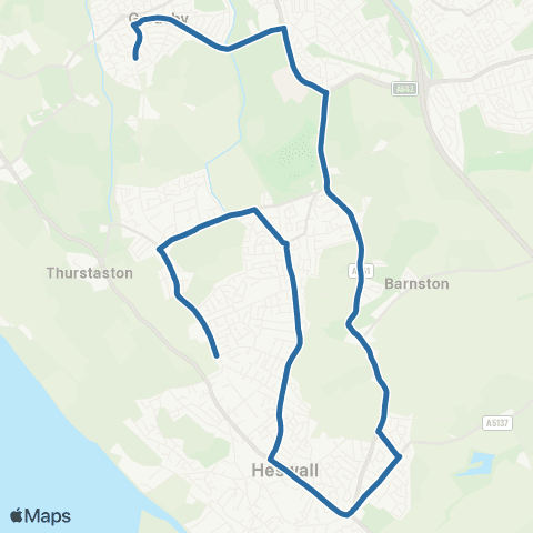 Al's Coaches Kylemore Drive - Thorns Drive map