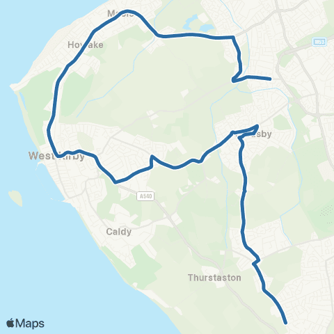 Al's Coaches Brookside Crescent - Kylemore Drive map