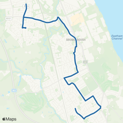 Al's Coaches Quarry Road East - Sutherland Drive map