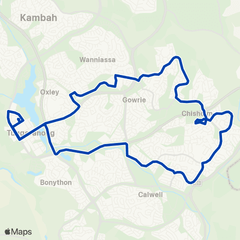 ACTION Chisholm Loop via Erindale & Richardson map