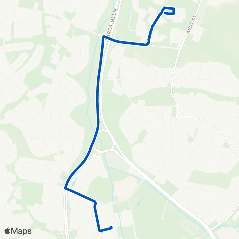 ACT School routes Alfred Deakin High School Grounds SSO map