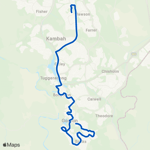 ACT School routes Melrose HS Marr St SSO map