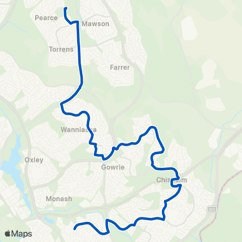 ACT School routes Marist College School Grounds SSO map
