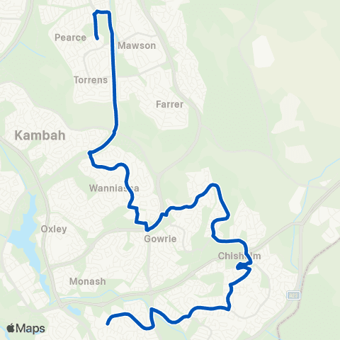 ACT School routes Melrose HS Marr St SSO map
