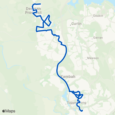 ACT School routes MacKillop College School Grounds SSO map
