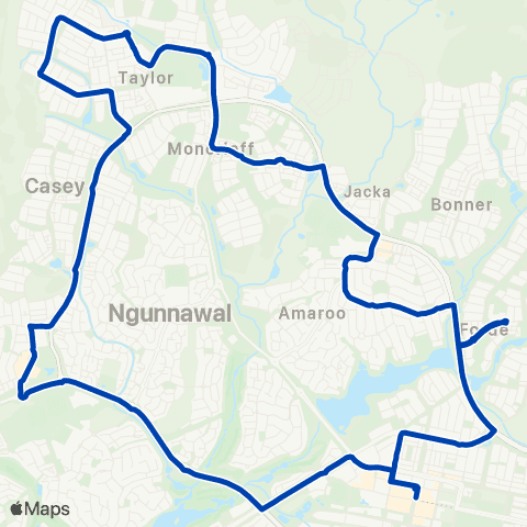 ACTION Taylor Loop via Moncrieff & Amaroo map
