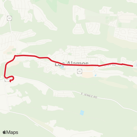 Atomic City Transit Downtown Circulator map