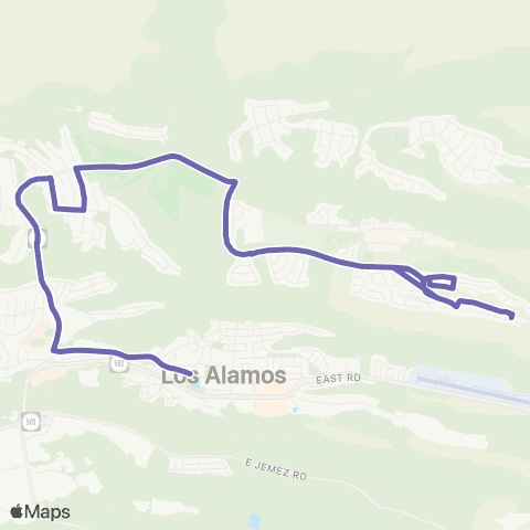 Atomic City Transit North Mesa Concert Svc map