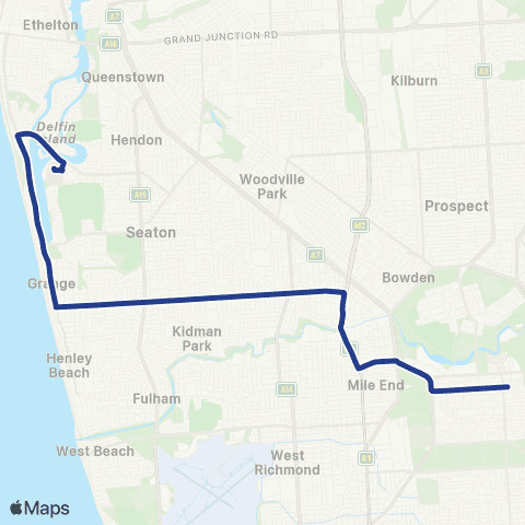Torrens Transit West Lakes Centre Interchange - City map