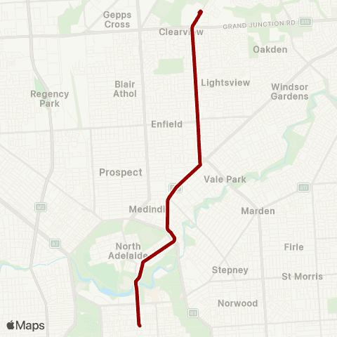 Torrens Transit City - Roma Mitchell Secondary College map