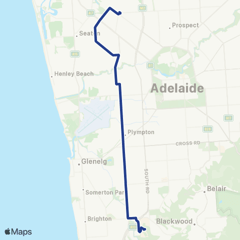 Torrens Transit Arndale Centre - Flinders University map