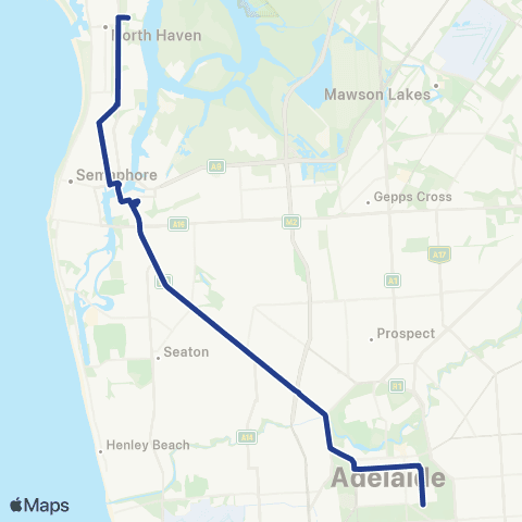 Torrens Transit Osborne - City map