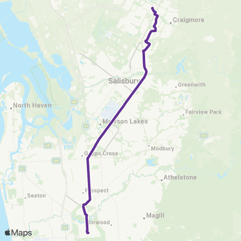Torrens Transit Smithfield Interchange - City map